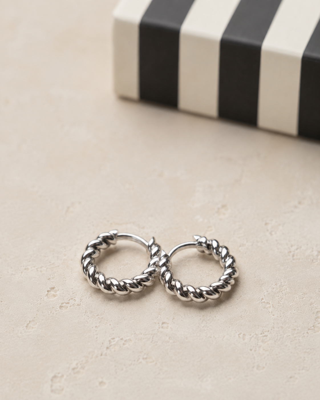 Pendientes Aros Trenzados Petite