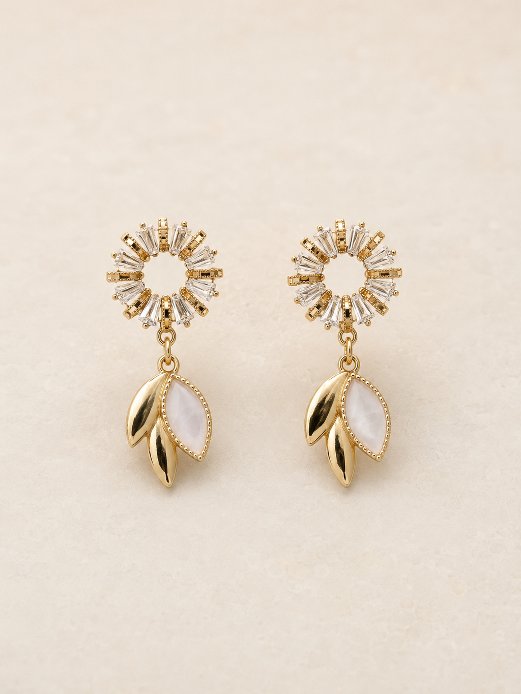 Pendientes Girasol