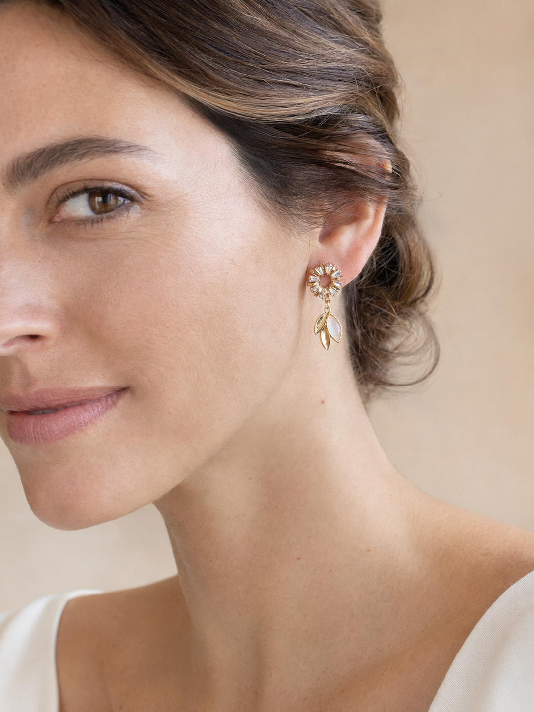 Pendientes Girasol